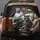 Fluffy Raccoon Driving Steering Wheel Car Cabin - Wildlife Road Trip Gift Spare Tire Cover - 5