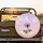 Lavender Rose Crescent Moon Starry Sky - Dreamer Gift Spare Tire Cover - 2