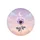 Lavender Rose Crescent Moon Starry Sky - Dreamer Gift Spare Tire Cover - 4