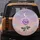 Lavender Rose Crescent Moon Starry Sky - Dreamer Gift Spare Tire Cover - 5