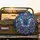 Sapphire Butterfly Gold Filigree Floral Baroque - Luxury Car Decor Gift for Butterfly Lover Spare Tire Cover - 2