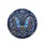 Sapphire Butterfly Gold Filigree Floral Baroque - Luxury Car Decor Gift for Butterfly Lover Spare Tire Cover - 4