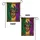 Mardi Gras Mask Venetian Fleur-de-Lis - Mardi Gras Event Decoration Garden Flag - 4