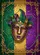 Mardi Gras Mask Venetian Fleur-de-Lis - Mardi Gras Event Decoration Garden Flag - 6