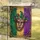 Mardi Gras Mask Venetian Fleur-de-Lis - Mardi Gras Event Decoration Garden Flag - 5