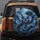 Snarling Electric Blue Lightning Dragon - Fantasy Home Decor Gift for Dragon Fan Spare Tire Cover - 5