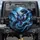 Snarling Electric Blue Lightning Dragon - Fantasy Home Decor Gift for Dragon Fan Spare Tire Cover - 1