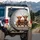 Highland Cow Family Steering Wheel - Farmhouse Decor Gift for Cow Lover Spare Tire Cover - 3