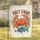 Holy Crab Orange Crab Blue Fish Maritime - Nautical Home Decor Gift for Seafood Lover Garden Flag - 1