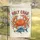 Holy Crab Orange Crab Blue Fish Maritime - Nautical Home Decor Gift for Seafood Lover Garden Flag - 5