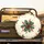 Holly Berries Leaves Winter Frost Parchment - Classic Vintage Christmas Gift Spare Tire Cover - 2
