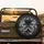 Majestic Silver-Grey Butterfly Sparkling Glitter Glowing Haze Premium Night-time Decor Gift Spare Tire Cover - 2