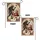 Krampus Santa Claus Holly Snowflake - Festive Christmas Holiday Gift Garden Flag - 4