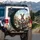 Schnauzer Dogs Panoramic Journey - Adventure Travel Gift Spare Tire Cover - 3