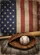Vintage Baseball Glove Bat Ball Distressed American Flag Patriotic Home Decor for Sports Fans Garden Flag - 6