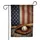 Vintage Baseball Glove Bat Ball Distressed American Flag Patriotic Home Decor for Sports Fans Garden Flag - 3