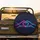 Intertwined Electric Pink Blue Neon Hands Prominent Heart - Love Connection Gift Spare Tire Cover - 2