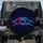 Intertwined Electric Pink Blue Neon Hands Prominent Heart - Love Connection Gift Spare Tire Cover - 1