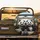 Fluffy Grinning Pandas Vehicle Ride - Road Trip Adventure Gift for Wildlife Lovers Spare Tire Cover - 2
