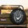 Human Handprint Animal Paw Print Wilderness - Nature Lover Gift Spare Tire Cover - 2