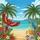Macaw Tropical Beach Ocean Palm Trees - Travel Accessory for Beach Goers Spare Tire Cover - 6