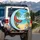 Macaw Tropical Beach Ocean Palm Trees - Travel Accessory for Beach Goers Spare Tire Cover - 3