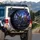 Siamese Cat Golden Retriever Biker Jackets Cyberpunk City - Urban Rock Lifestyle Gift Spare Tire Cover - 3