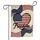 Bold Patriotic Waving American Flag Heart Freedom - USA 250th Anniversary 1776-2026 Garden Flag - 3