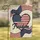 Bold Patriotic Waving American Flag Heart Freedom - USA 250th Anniversary 1776-2026 Garden Flag - 1