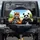 Confident Tiger Panda Highway Drive Scene - Road Trip Gift for Animal Lovers Spare Tire Cover - 1