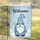 Winter Gnome Welcome Snowflakes Ice Crystal Frosty Branches - Home Decor Gift Garden Flag - 5