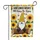 Garden Gnome Sunflowers Honey Bee Wishes Kisses - Garden Lover Home Decor Gift Garden Flag - 3