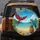 Red Blue Gold Macaws Tropical Beach Ocean Island Scene - Beach Lover Vacation Gift Spare Tire Cover - 5
