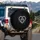 Luminous Heart Paw Print Cosmic Sky - Pet Lover Everyday Gift Spare Tire Cover - 3