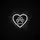 Luminous Heart Paw Print Cosmic Sky - Pet Lover Everyday Gift Spare Tire Cover - 6
