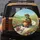Cartoon Turtle Driving Snail Letter A - Kids Road Trip Gift Spare Tire Cover - 5