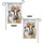 Friendly Dairy Cow Floral Crown 'Oh, HEY.' - Farmhouse Home Decor for Cow Lovers Garden Flag - 4