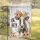 Friendly Dairy Cow Floral Crown 'Oh, HEY.' - Farmhouse Home Decor for Cow Lovers Garden Flag - 5