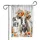 Friendly Dairy Cow Floral Crown 'Oh, HEY.' - Farmhouse Home Decor for Cow Lovers Garden Flag - 3