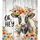 Friendly Dairy Cow Floral Crown 'Oh, HEY.' - Farmhouse Home Decor for Cow Lovers Garden Flag - 6