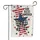 God Bless America Stars Bow - Independence Day Home Decor Gift Garden Flag - 3