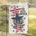 God Bless America Stars Bow - Independence Day Home Decor Gift Garden Flag - 5