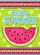 hello SUMMER Watermelon Hot Pink Lime Green Polka Dot Stripe - Summer Decor Gift Garden Flag - 6