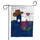 Texas State Star Cowboy Hat Bluebonnets Heart - Texas Lover Home Decor Gift Garden Flag - 3
