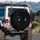Glowing Piercing Electric Blue Reptile Eyes - Dark Fantasy Decor For Mystery Fan Spare Tire Cover - 3
