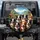 Happy Border Collies Australian Shepherd Tropical Village - Road Trip Dog Lover Gift Spare Tire Cover - 1