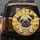 Pug Puppy Paw Prints Stars Golden Yellow Sunburst - Dog Lover Auto Accessory Gift Spare Tire Cover - 6
