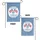 Oval Crossed American Flags with Bow - USA 250th Anniversary Home Decor for Veterans Garden Flag - 4