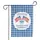 Oval Crossed American Flags with Bow - USA 250th Anniversary Home Decor for Veterans Garden Flag - 3