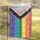 Progressive Pride Flag White Decorative Motifs - Pride Celebration Gift for LGBTQ+ Supporter Garden Flag - 5